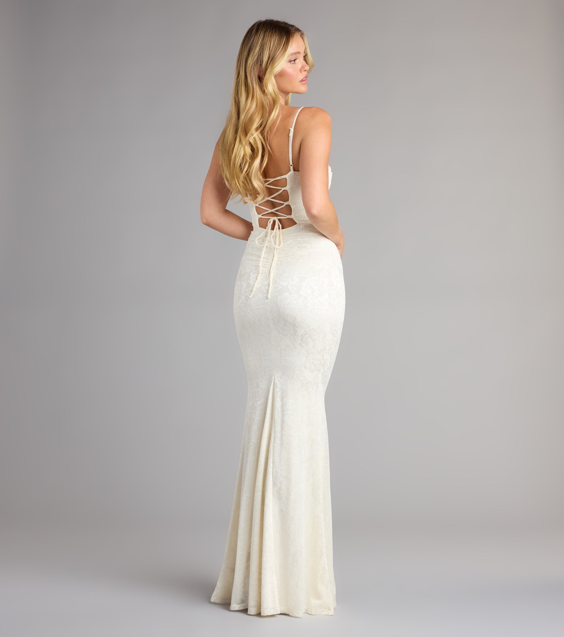 Kendal Lace Mermaid Formal Dress