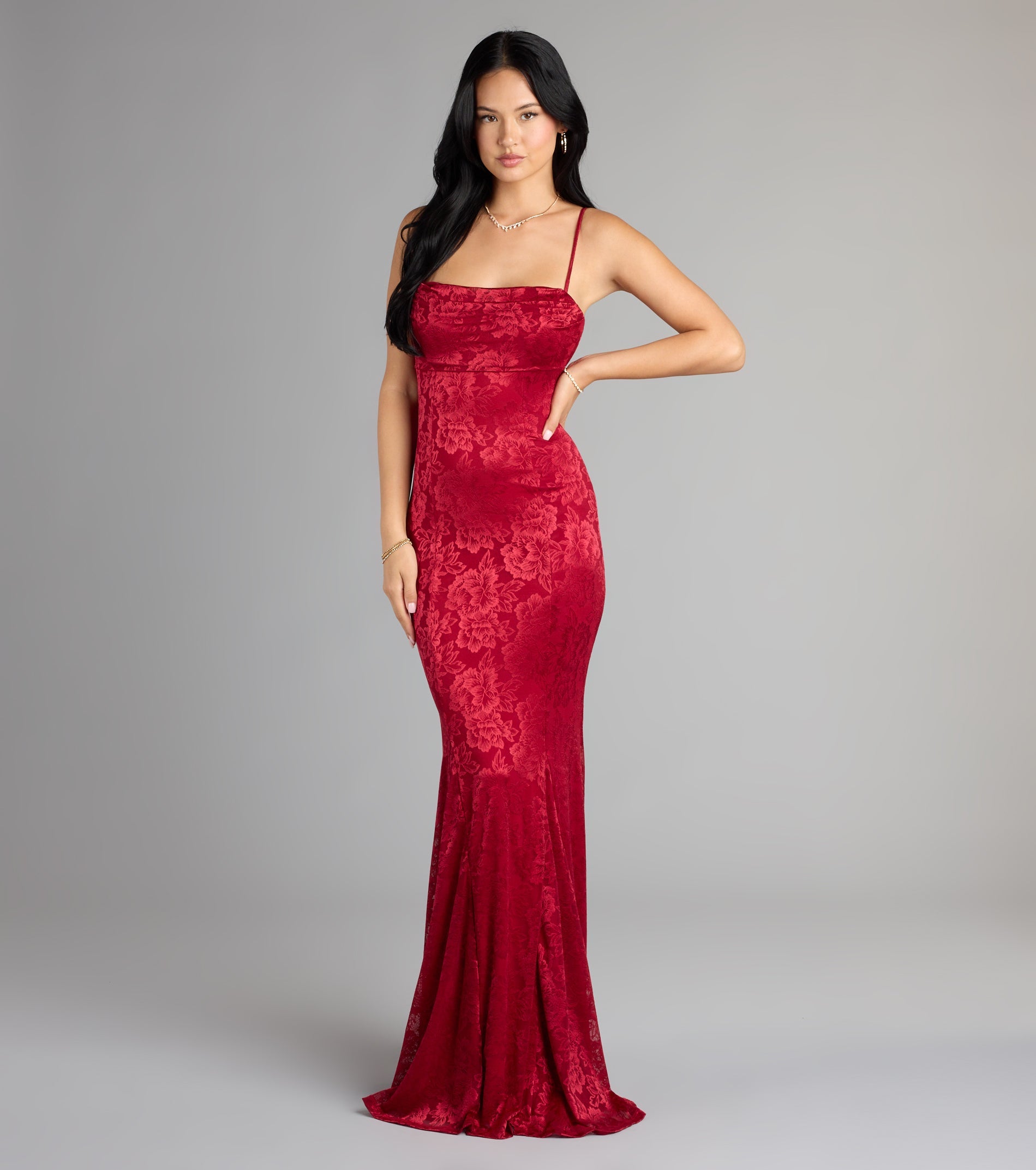Kendal Lace Mermaid Formal Dress