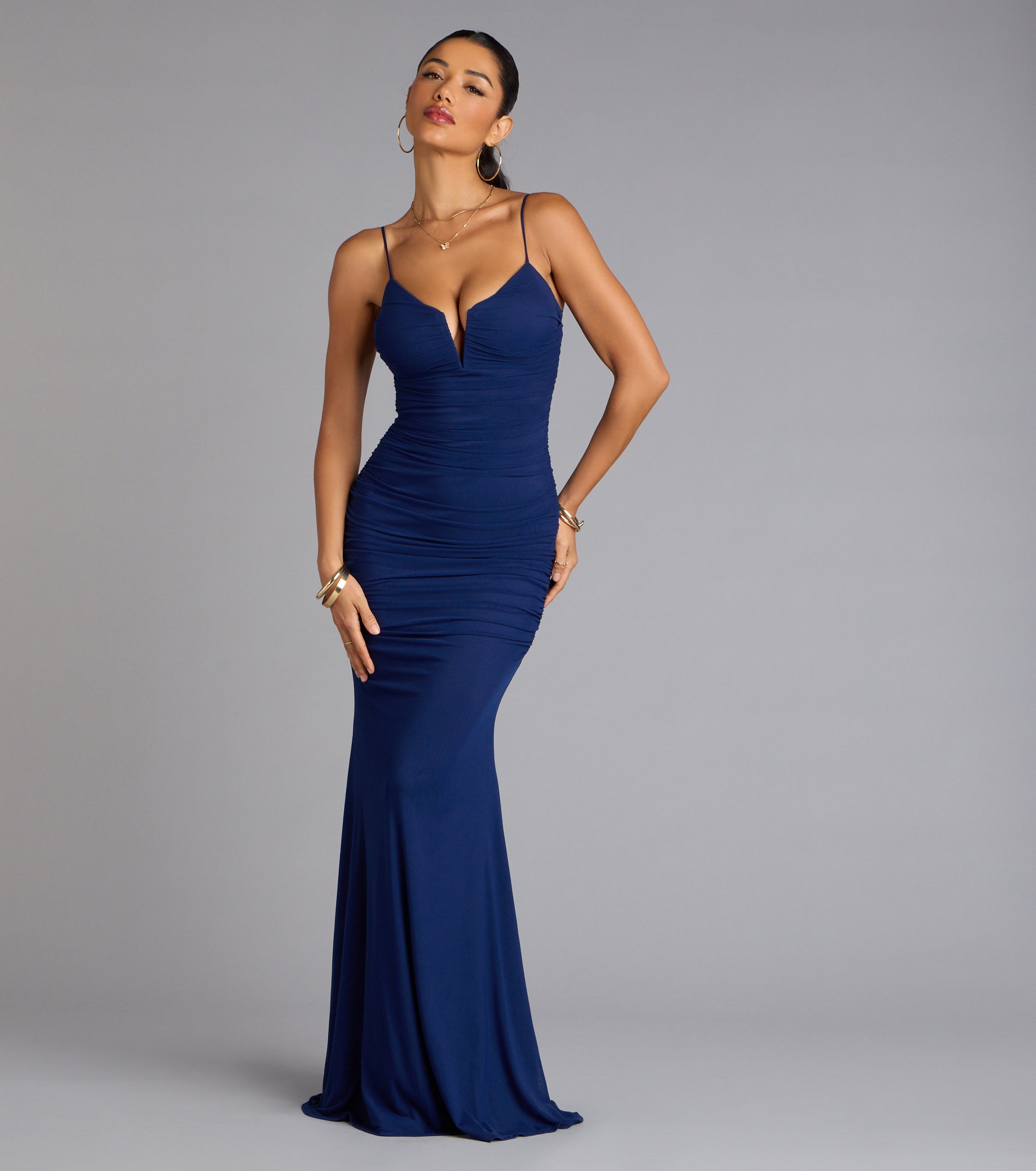 Corrie Mesh Mermaid Formal Dress