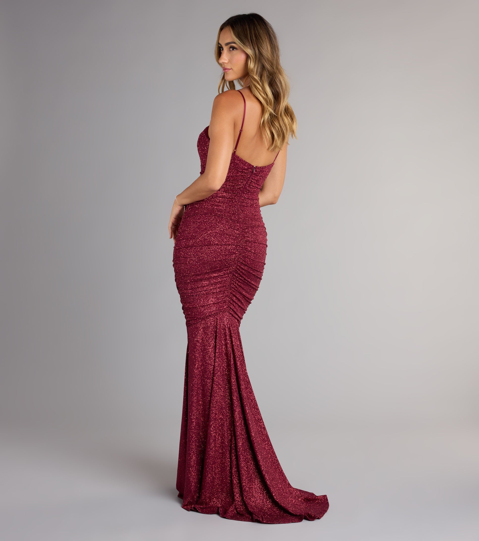 Sofia Glitter Mermaid Formal Dress