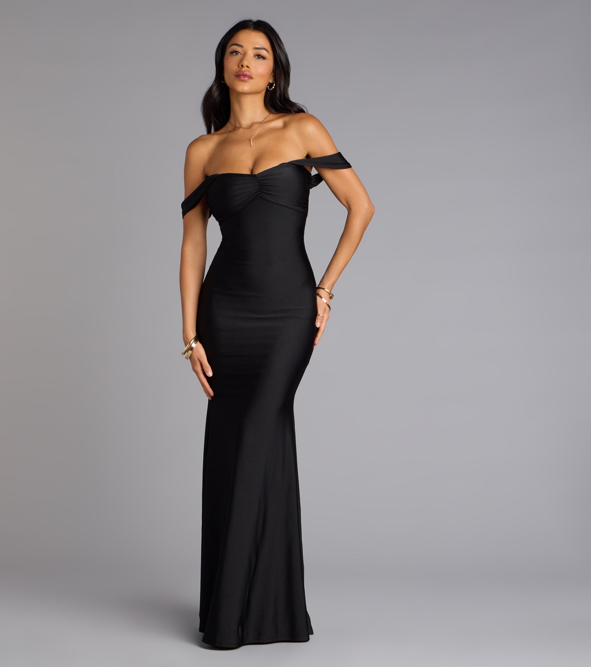 Rae Off-The-Shoulder Mermaid Formal Dress