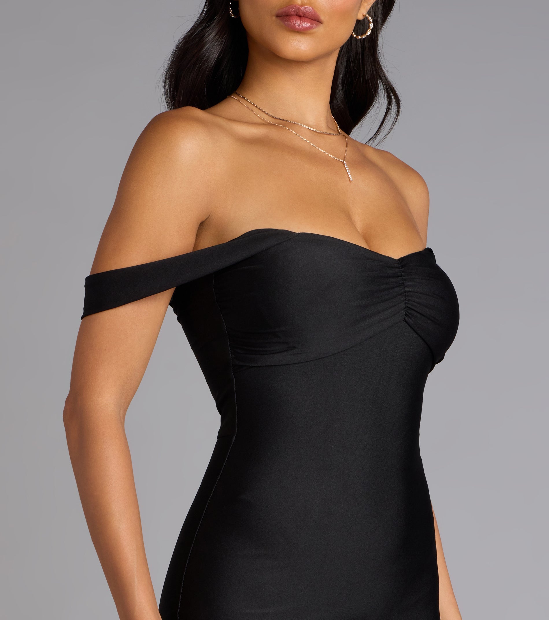 Rae Off-The-Shoulder Mermaid Formal Dress