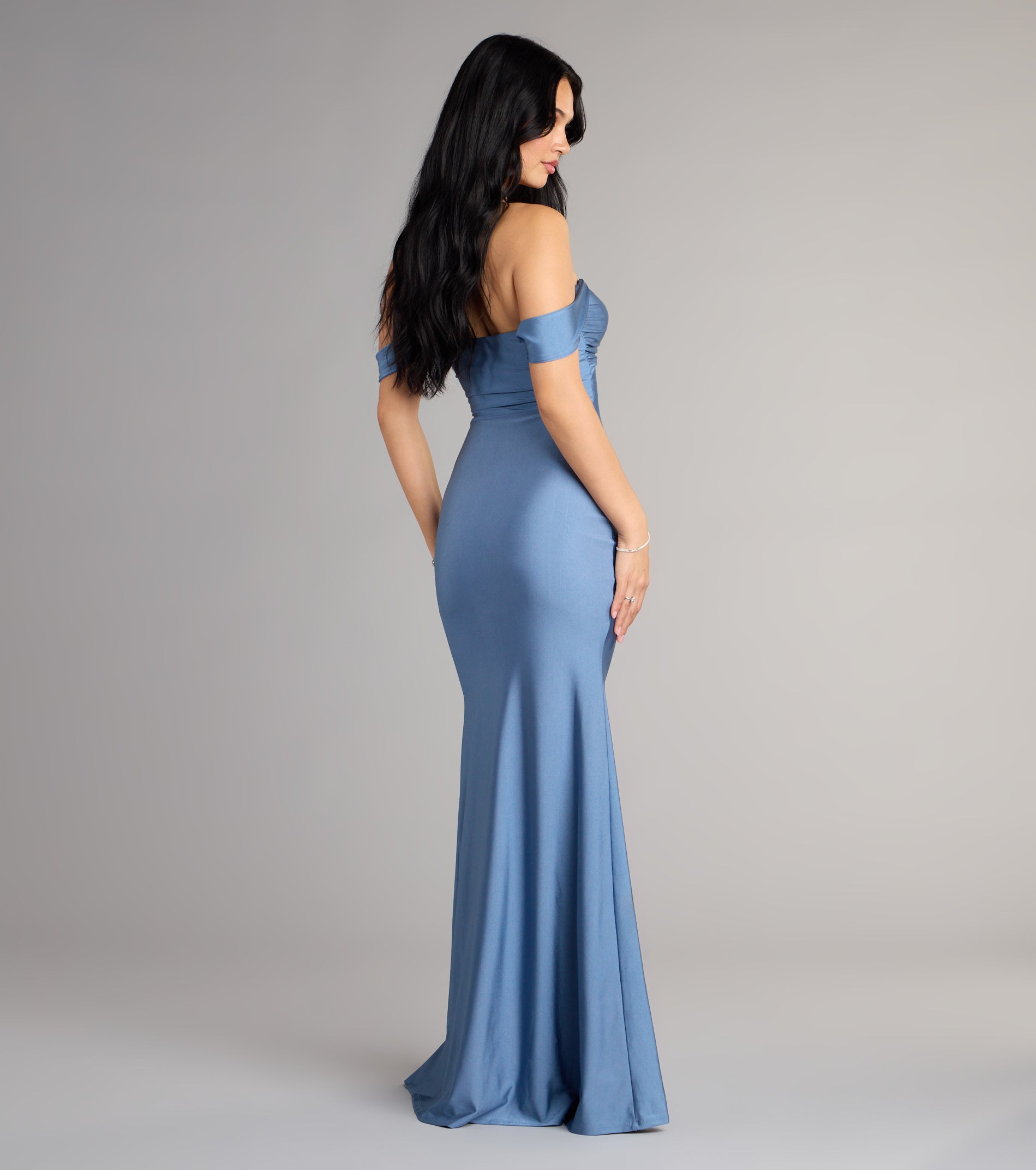 Rae Off-The-Shoulder Mermaid Formal Dress