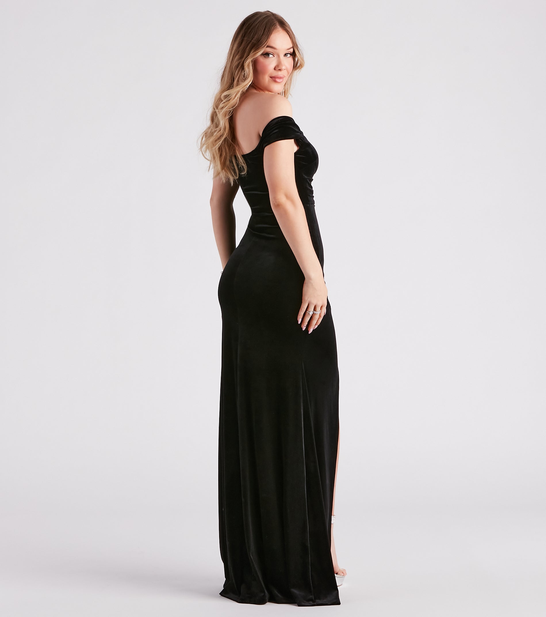 Georgina Formal Velvet Long Dress