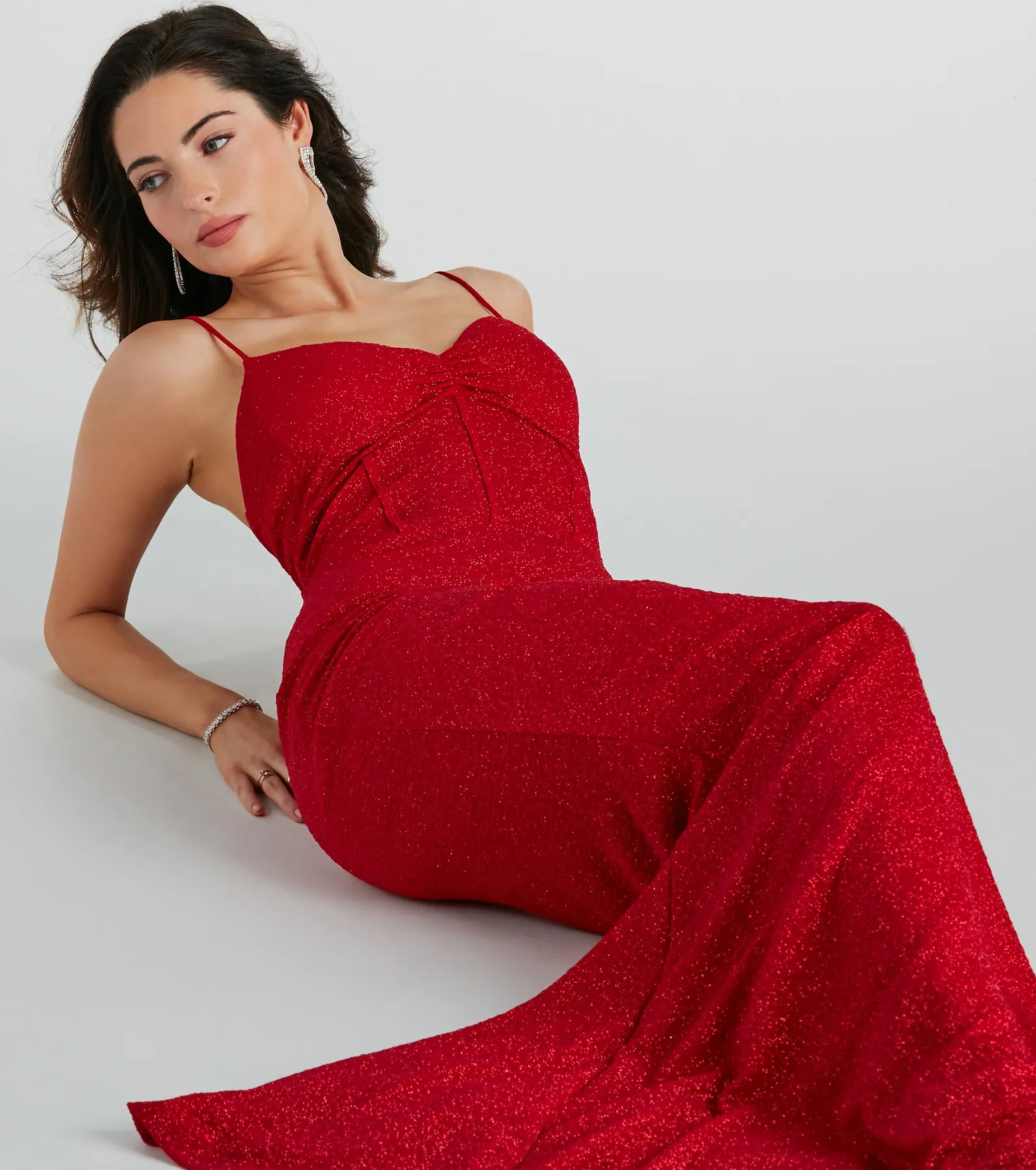 Kelsie Formal Glitter Mermaid Dress