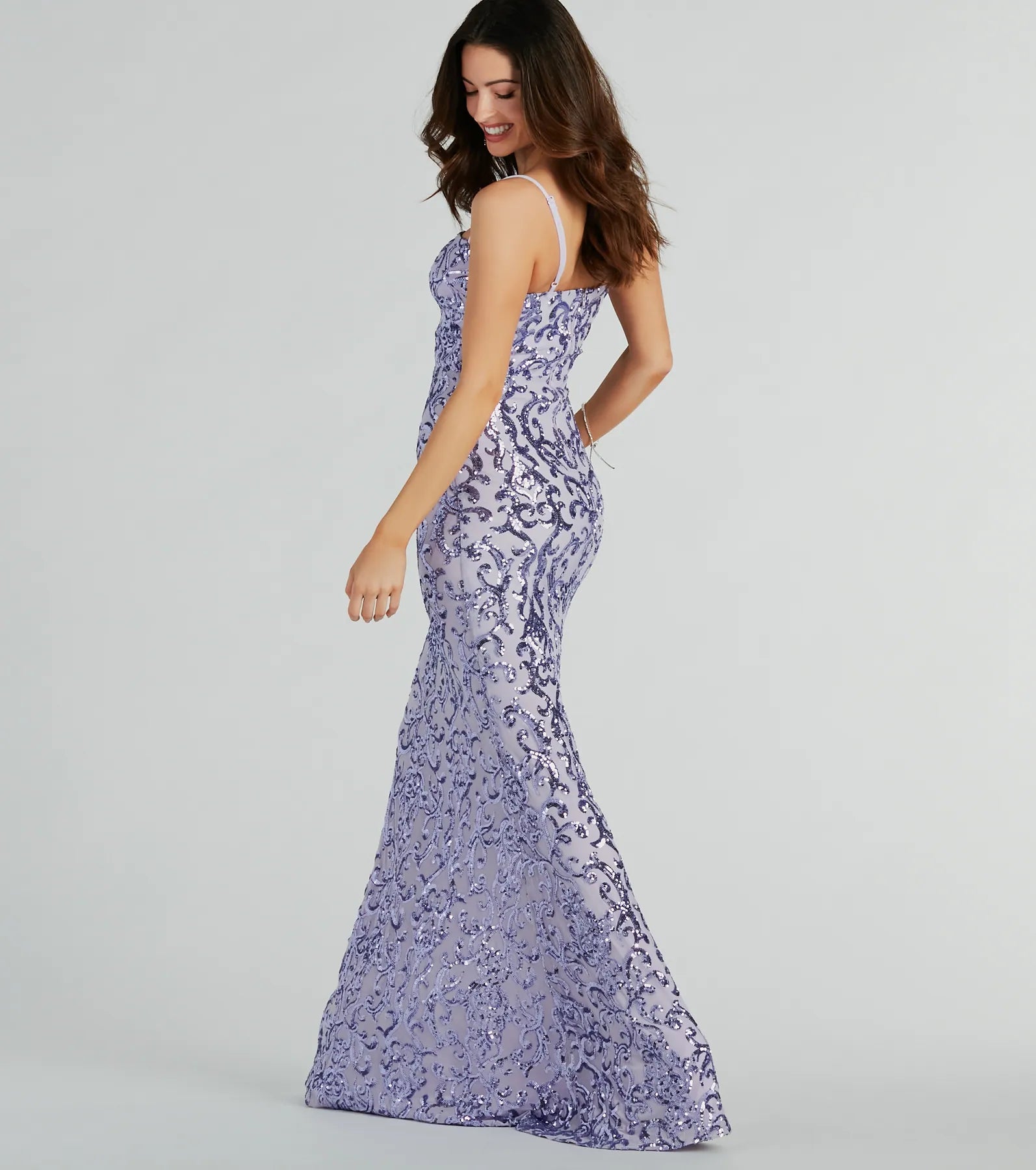 Noemi Formal Sequin A-Line Dress