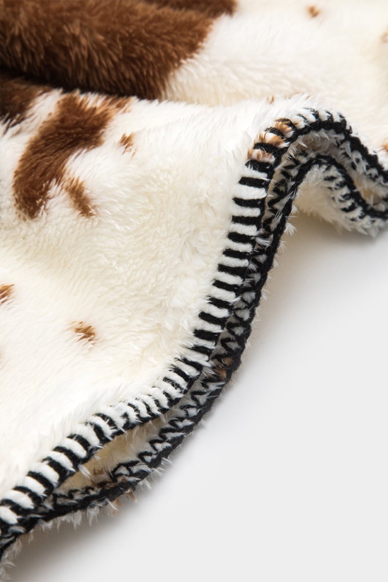 Abstract Print Stitching Detail Skirt - MISMIMCWBK2411270103-WHITE-XS