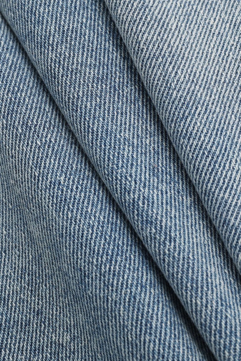 Asymmetric Waist Straight Leg Jeans - MISMIMCWNJ2212270022-LIGHT WASH BLUE-XXS