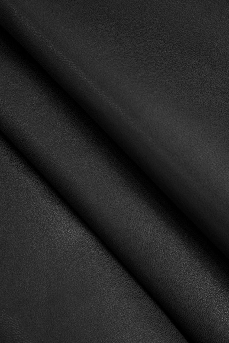 Basic Faux Leather Ruched Mini Skirt - MISMIMCWBK2408140044-BLACK-XS