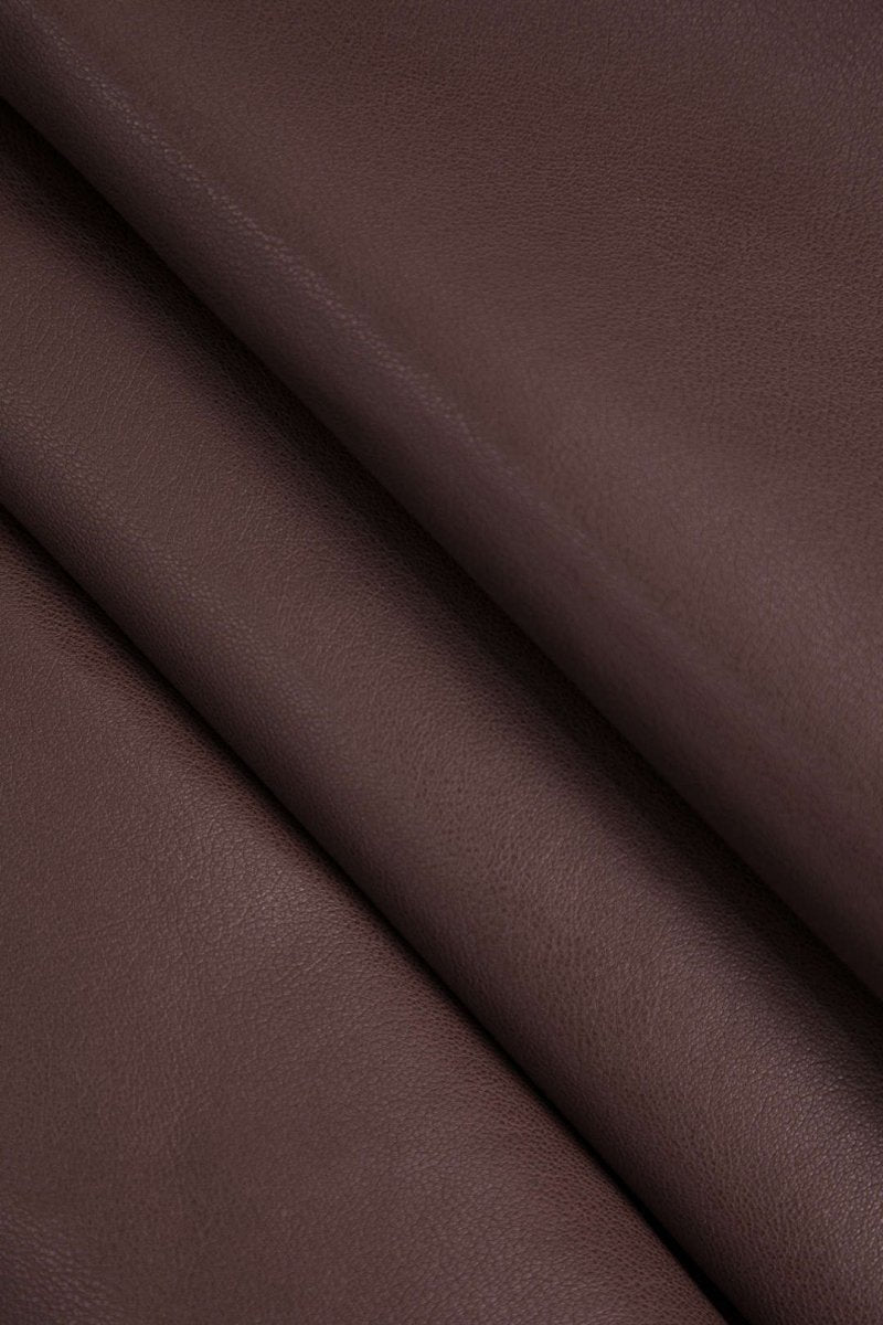 Basic Faux Leather Ruched Mini Skirt - MISMIMCWBK2408140044-BURGUNDY-XS