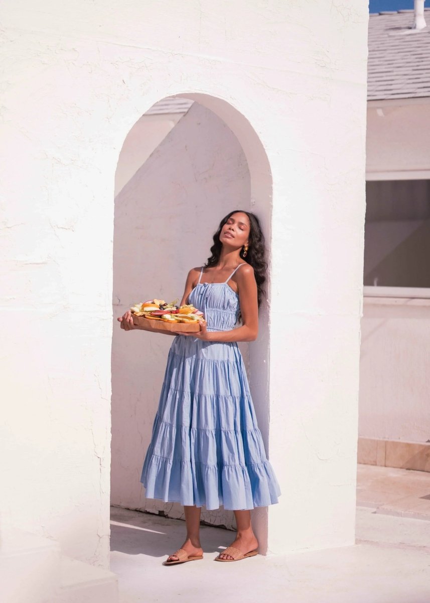 Birdie Dress Blue - MISMIJK24049-W-BLU-XXS