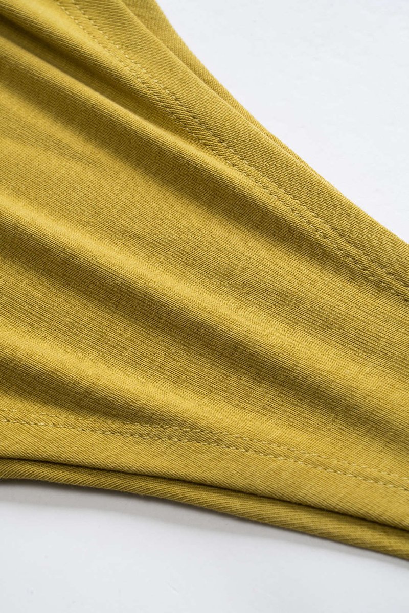 Bustier Slip Sleeveless Bodysuit - MISMIMCWTO2502060037-YELLOW-XS