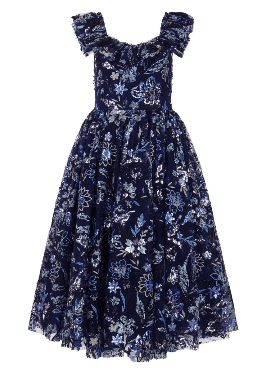 Chrissy Dress - MISMIJK24113-W-BLU-XXS