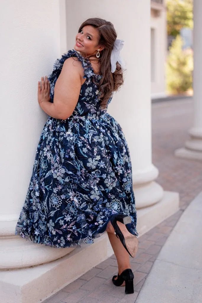 Chrissy Dress - MISMIJK24113-W-BLU-XXS