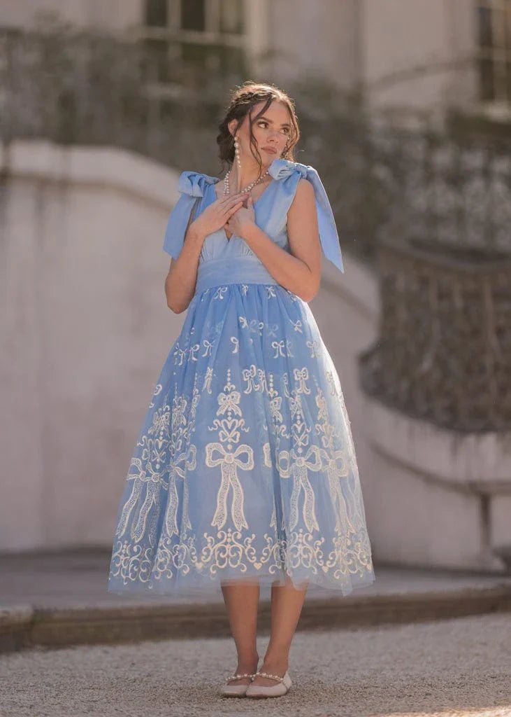 Cindy Dress - MISMIJK24175-W-BLU-XXS