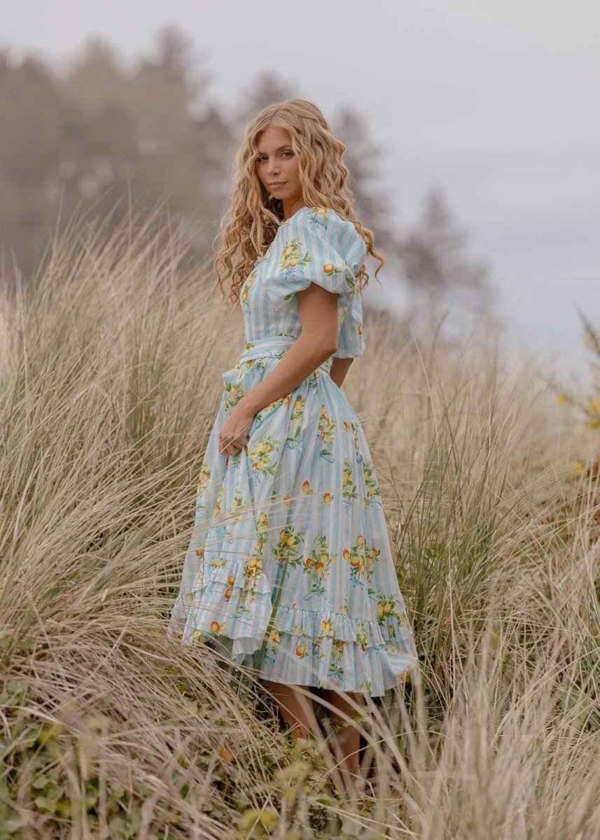 Citrus Dress - MISMIJK2415-W-BLU-XXS