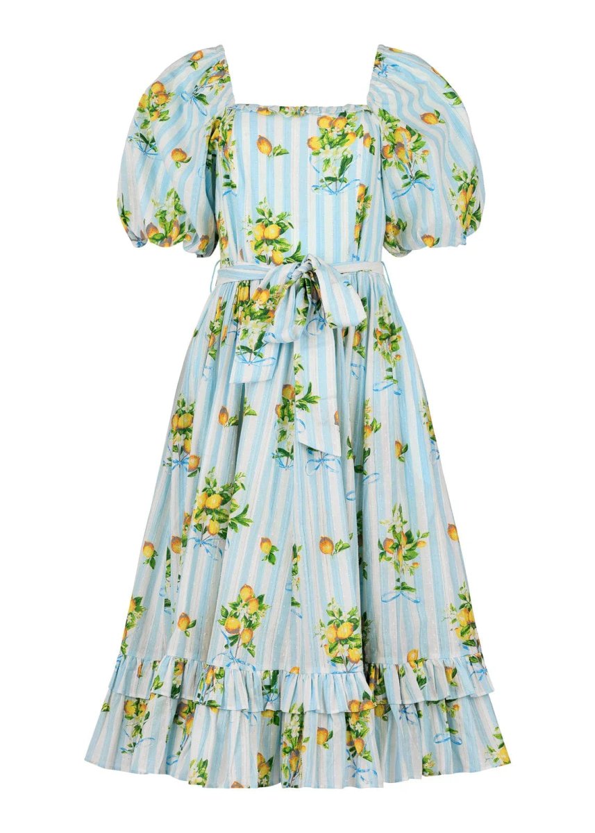 Citrus Dress - MISMIJK2415-W-BLU-XXS