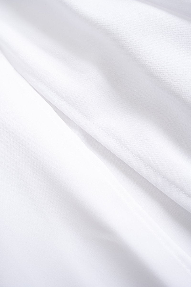 Contrast Satin Ruched Slit Strapless Maxi Dress - MISMIMCWDA2503030067-Contrast Color-XS