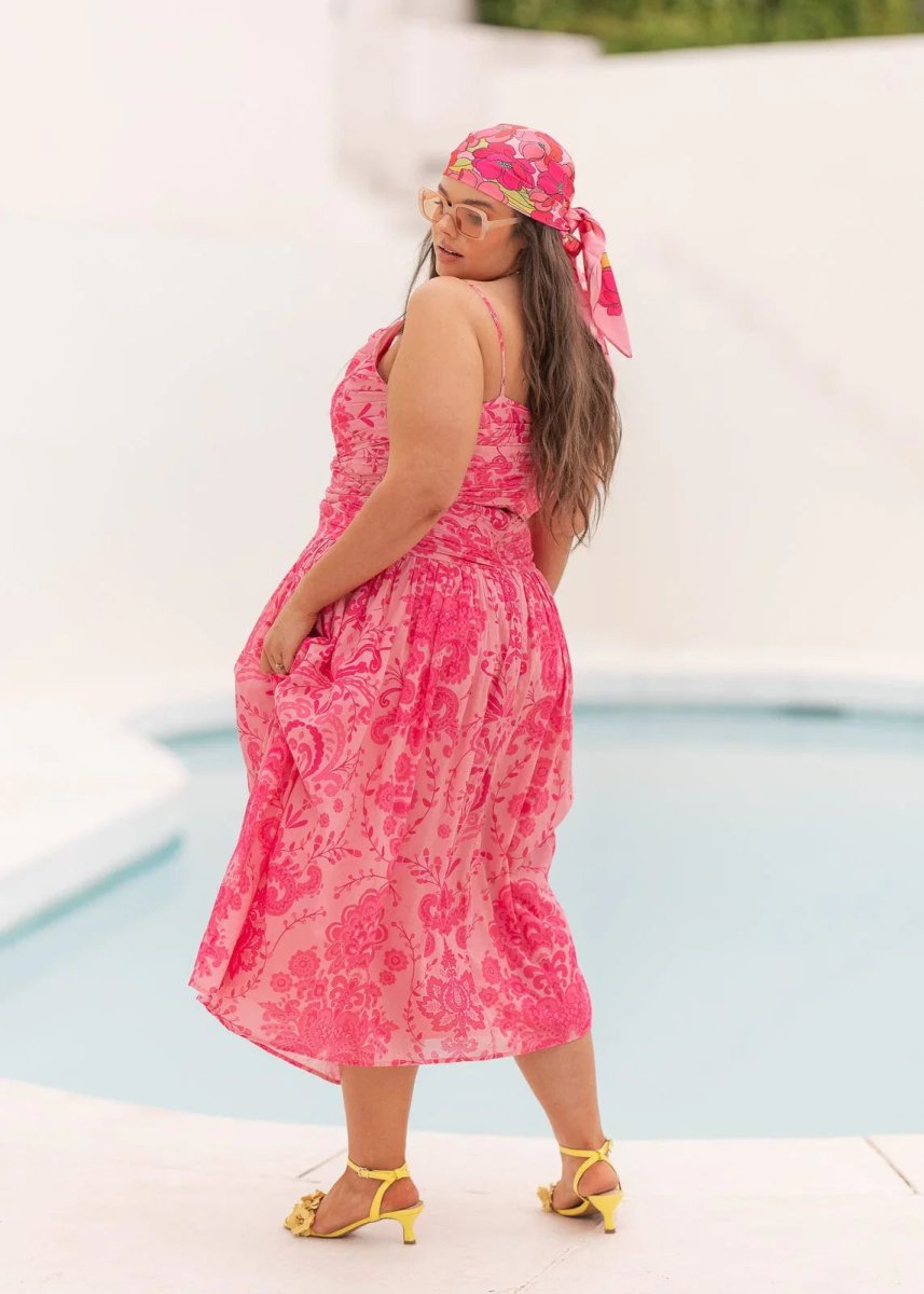 Coral Cove Dress - MISMIJK2408-W-PNK-XXS