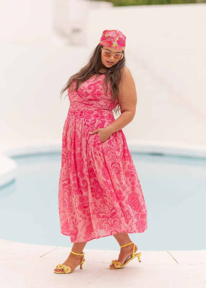 Coral Cove Dress - MISMIJK2408-W-PNK-XXS