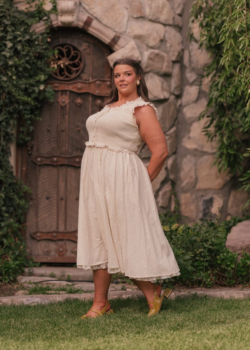 Courtney Dress - MISMIJK2451-W-CRM-XXS