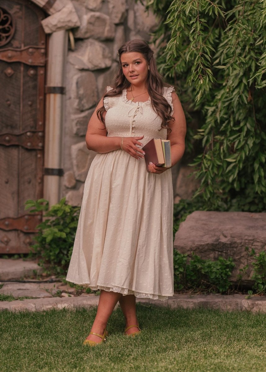 Courtney Dress - MISMIJK2451-W-CRM-XXS