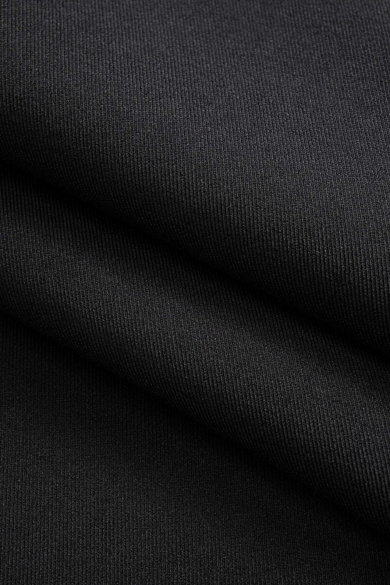 Crocodile Print Faux Leather Patchwork Long Sleeve Maxi Dress - MISMIMCWDC2510140073-BLACK-XS