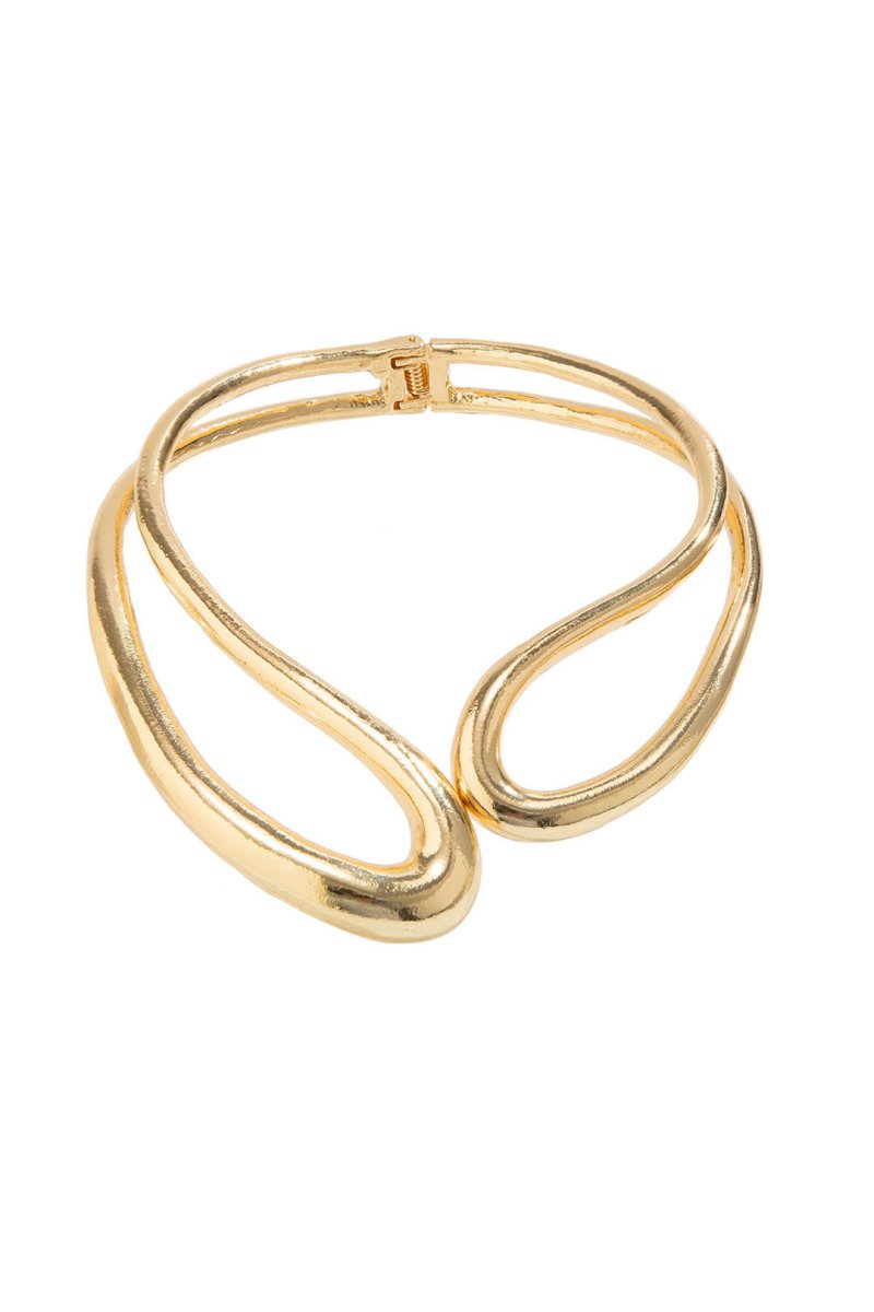 Cut Out Asymmetrical Necklace - MISMIMCAJN2403180113-GOLD-F