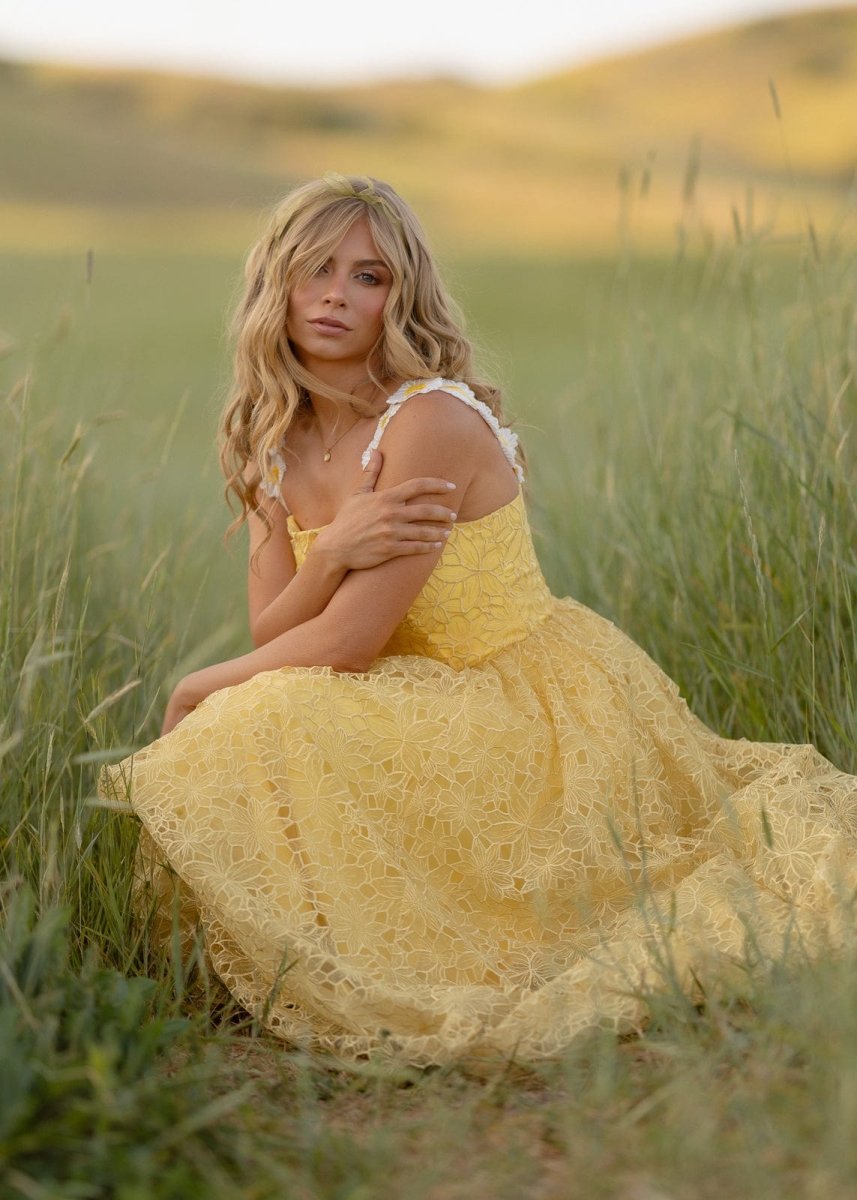 Daisy Days Dress - MISMIJK2438-W-YLW-00