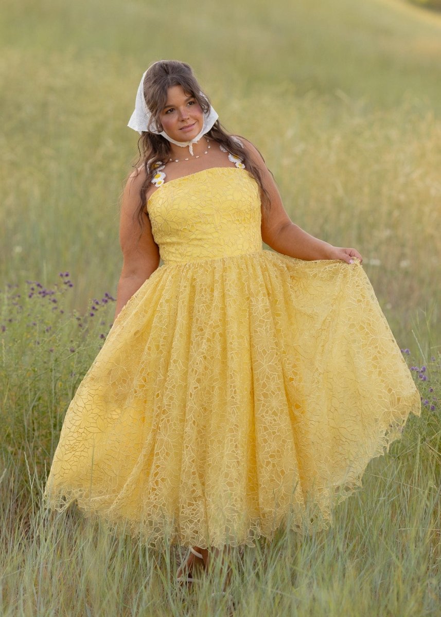 Daisy Days Dress - MISMIJK2438-W-YLW-00