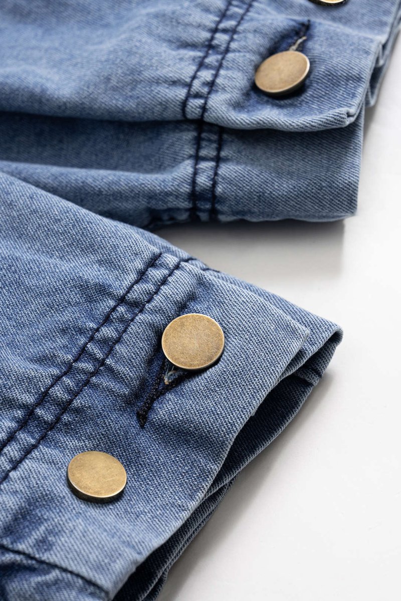 Denim High Waist Zipper Barrel Balloon Jeans - MISMIMCWNJ2505100170-BLUE-XS