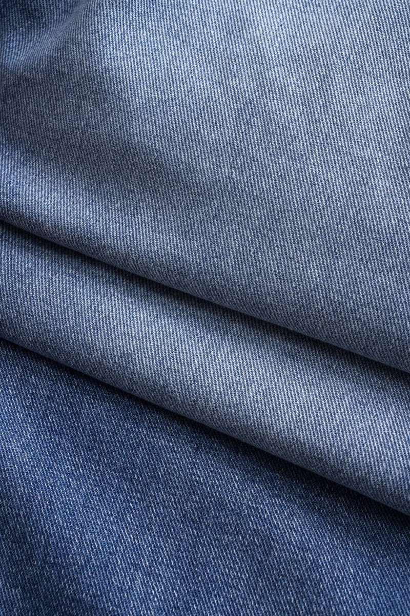 Denim Washed Wide Leg Barrel Jeans - MISMIMCWNJ2411140046-BABY BLUE-XS