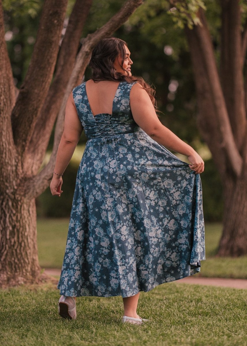 Dolly Dress - MISMIJK2477-W-BLU-XXS