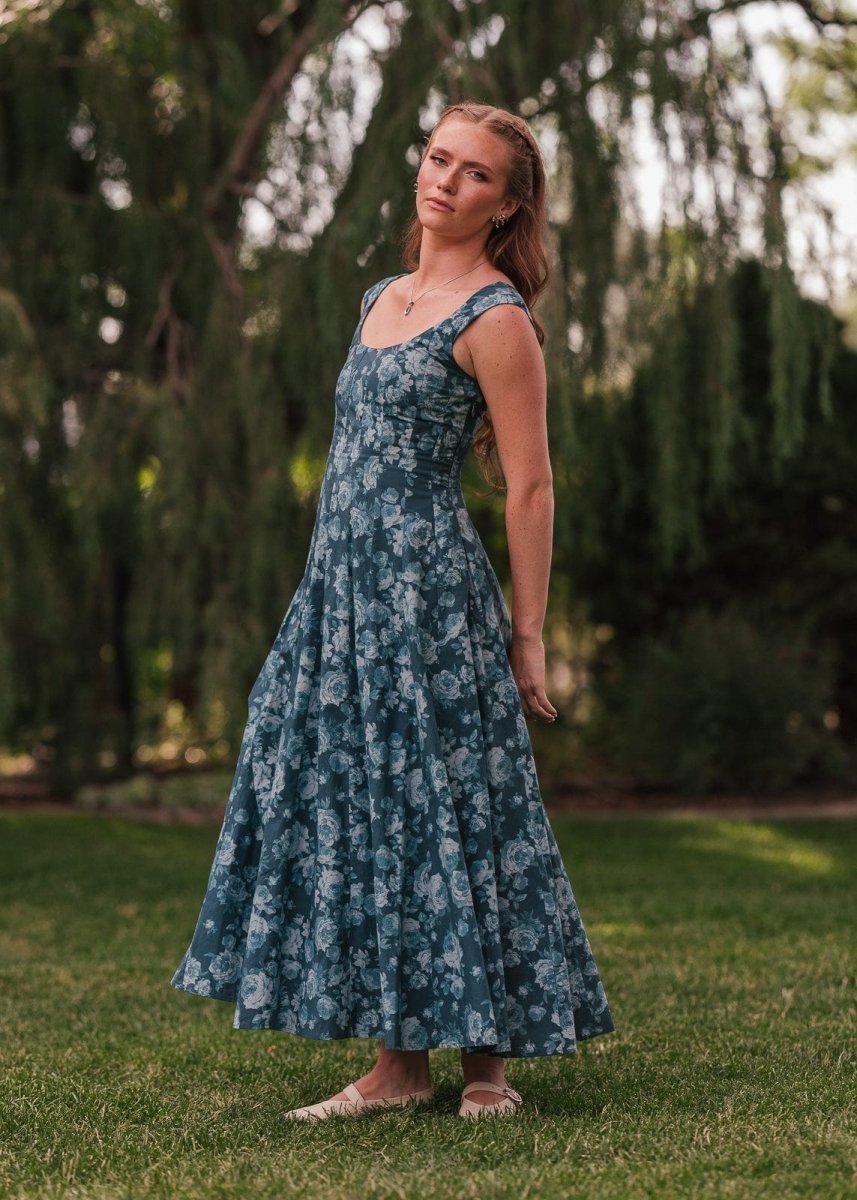 Dolly Dress - MISMIJK2477-W-BLU-XXS