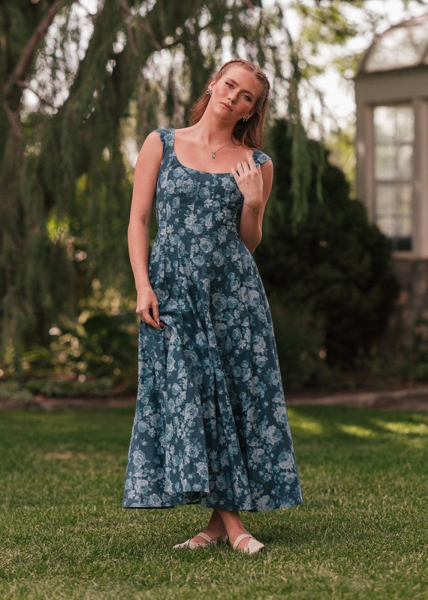 Dolly Dress - MISMIJK2477-W-BLU-XXS