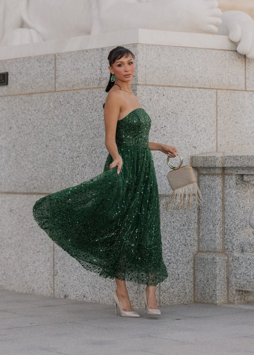 Elphie Dress - MISMIJK2497-W-GRN-00