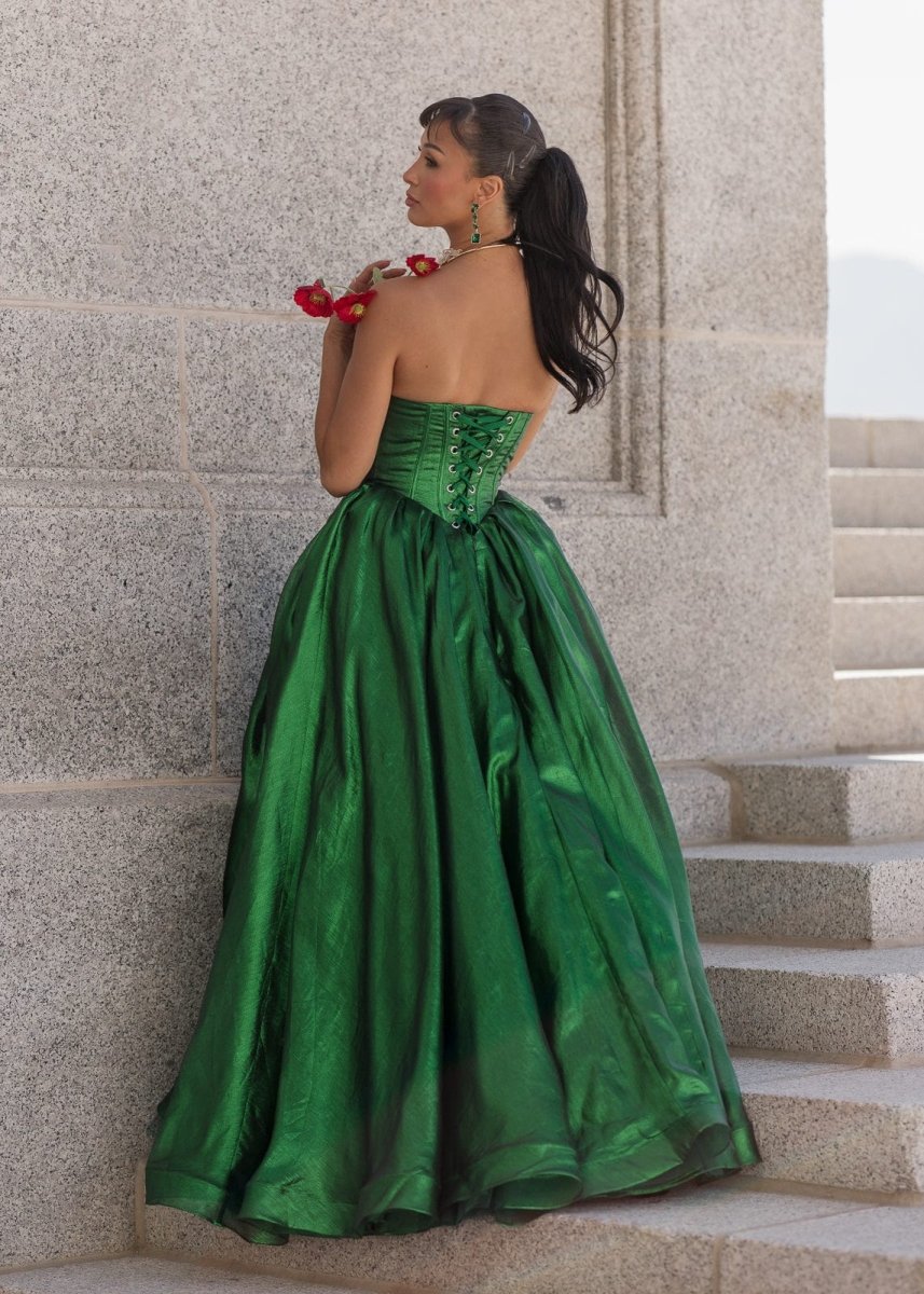Emerald Dress - MISMIJK2480-W-GRN-00