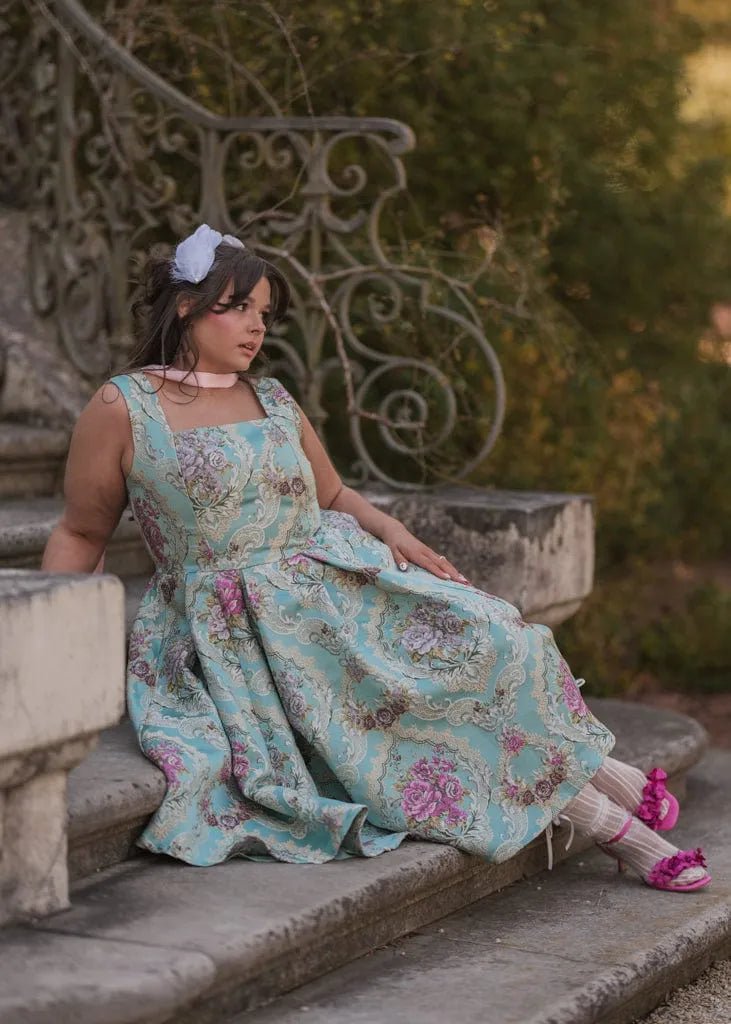 Emery Dress - MISMIJK24187-W-BLU-XXS