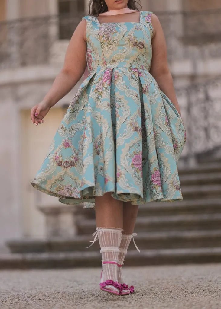 Emery Dress - MISMIJK24187-W-BLU-XXS