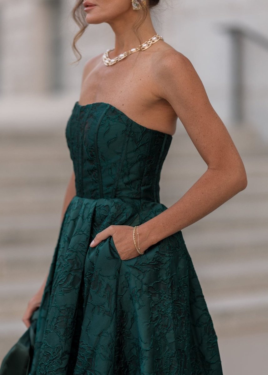 Enchanted Dress - MISMIJK2446-W-GRN-00