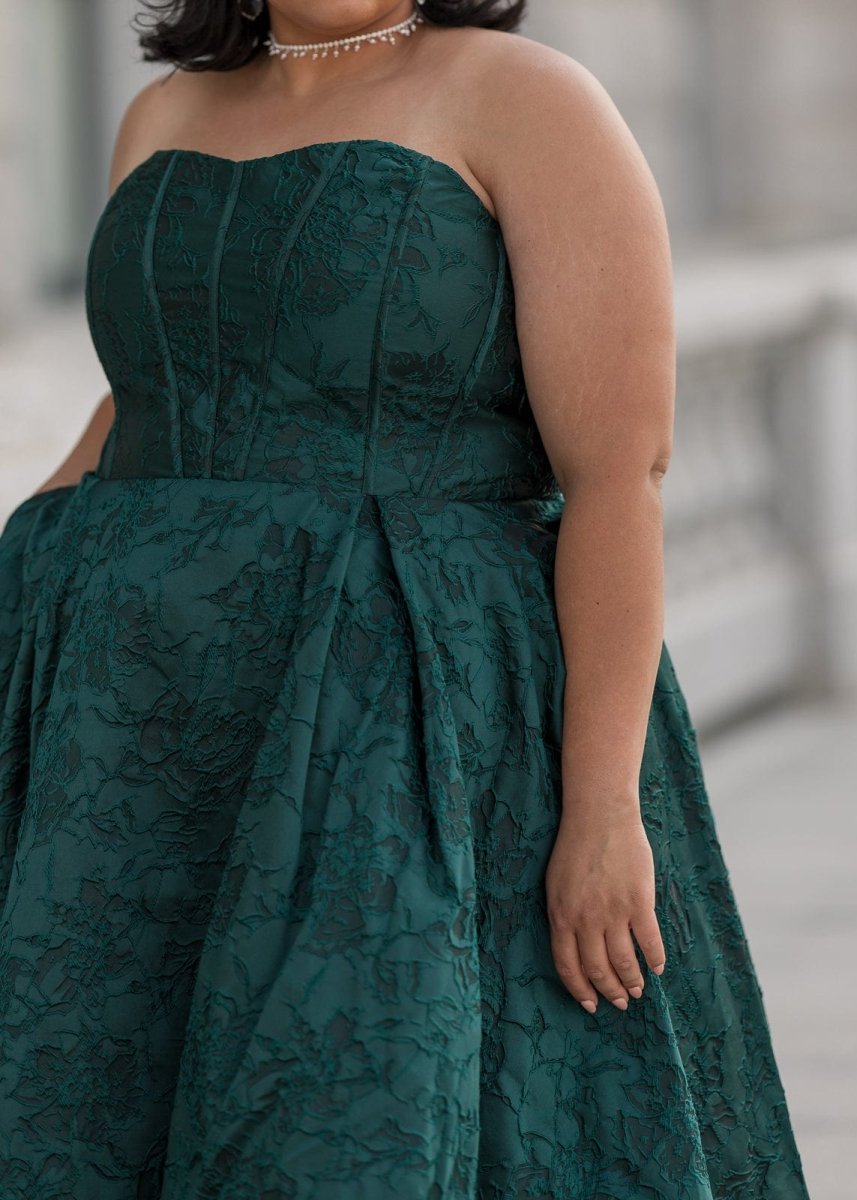 Enchanted Dress - MISMIJK2446-W-GRN-00