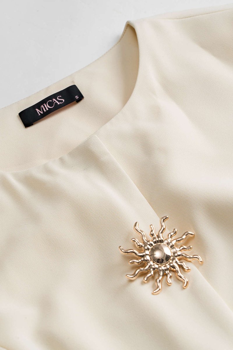 Fake Pocket Tank Top - MISMIMCWTT2502260132-BEIGE-XS