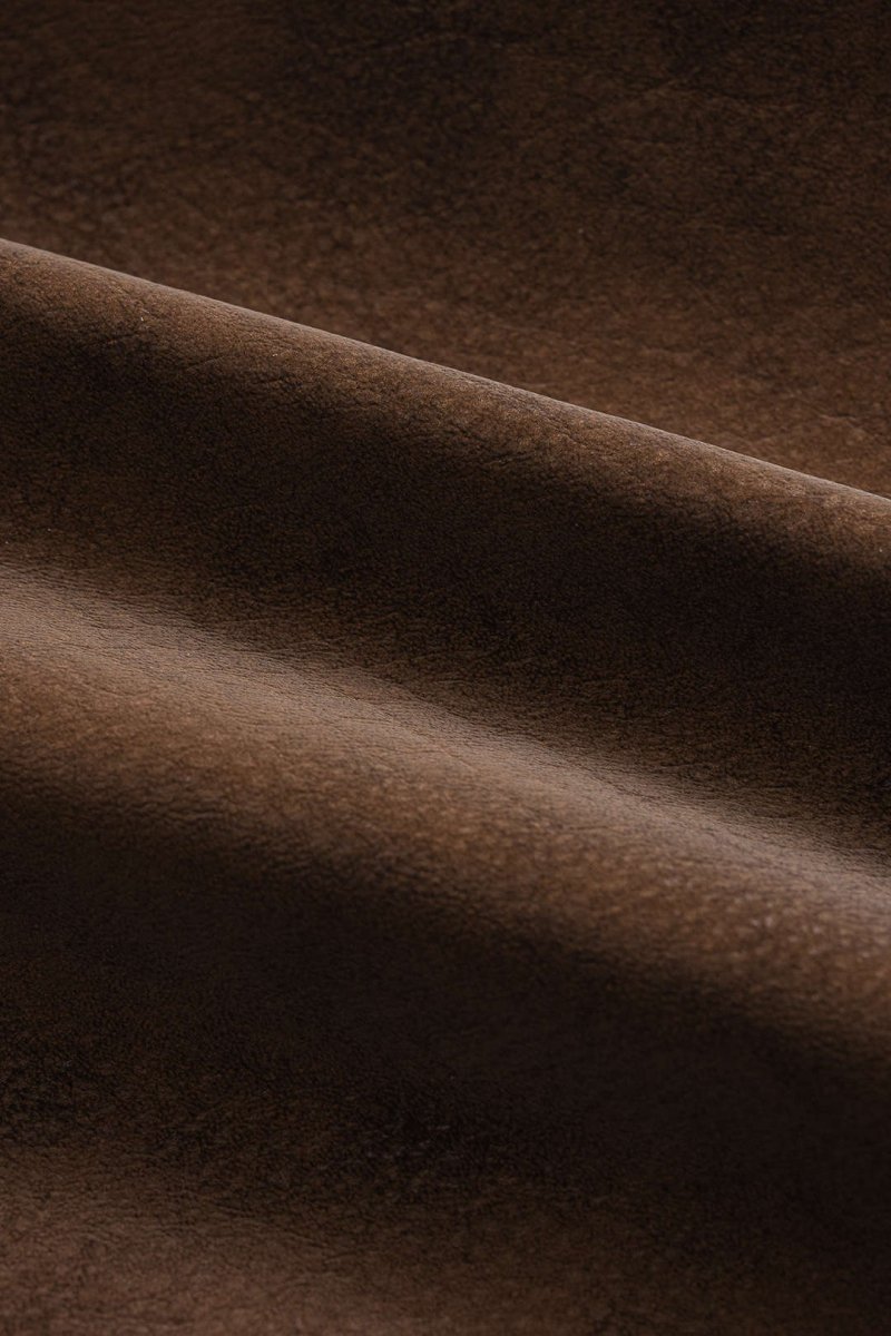 Faux Leather Asymmetrical Zipper Belted Skirt - MISMIMCWBK2509080031-BROWN-XS