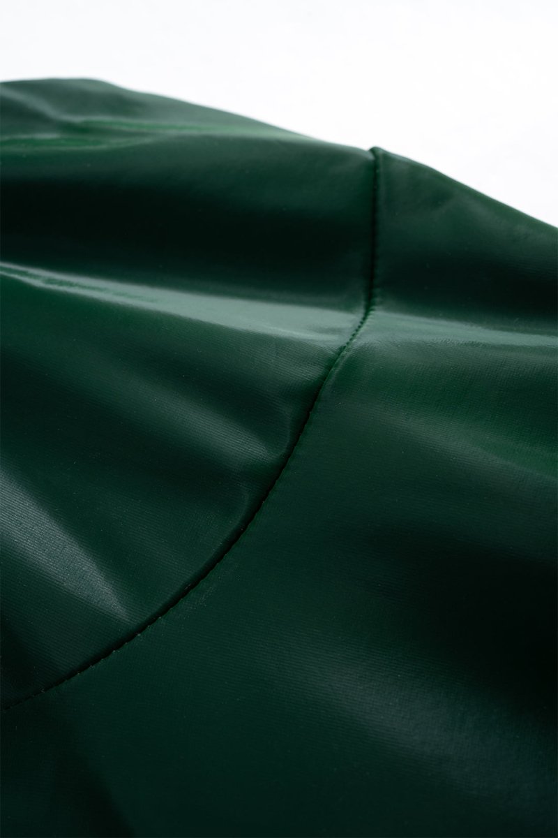 Faux Leather Chain Patchwork Sleeveless Bodysuit - MISMIMCWTO2507260012-JADE-XS