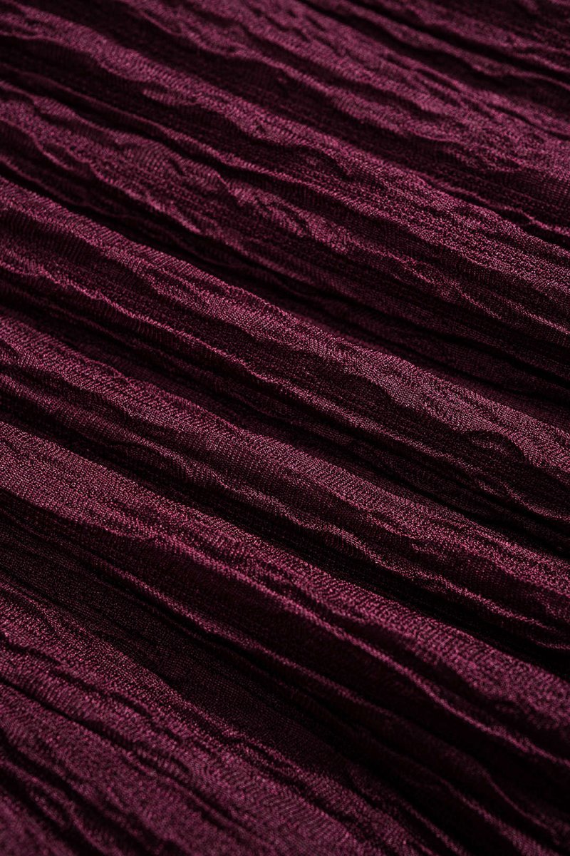 Faux Leather Patchwork Button Sleeveless Mini Dress - MISMIMCWTV2510090054-BURGUNDY-XS