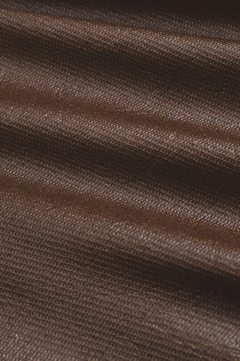 Faux Leather Patchwork Long Sleeve Mini Dress - MISMIMCWDC2510110020-BROWN-XS