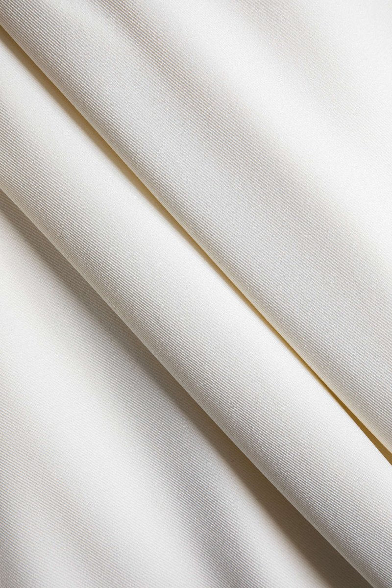 Faux Leather Patchwork Trousers - MISMIMCWBT2411080120-IVORY-XS