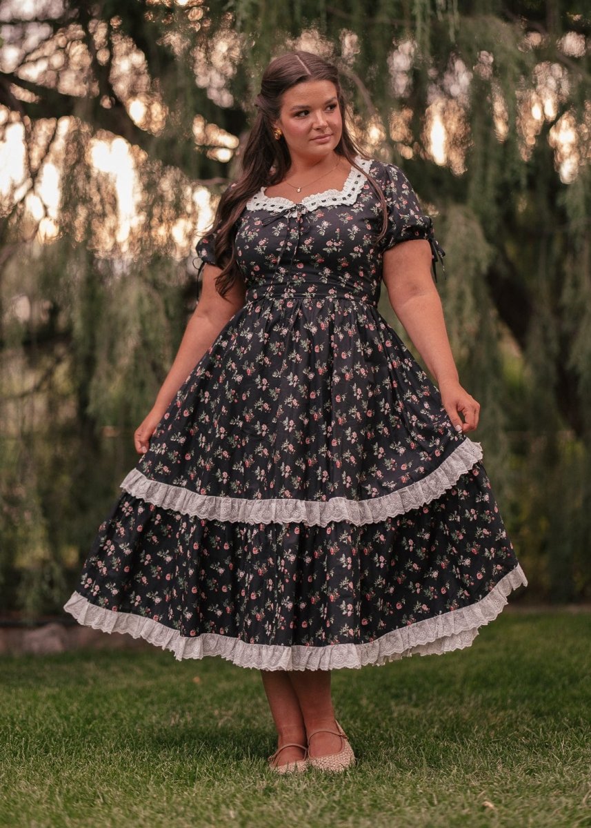 Fawn Dress - MISMIJK2457-W-BLK-XXS