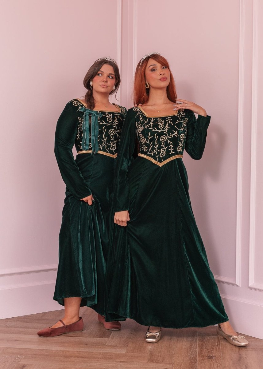 Fiona Dress - MISMIJK3435-W-GRN-XXS