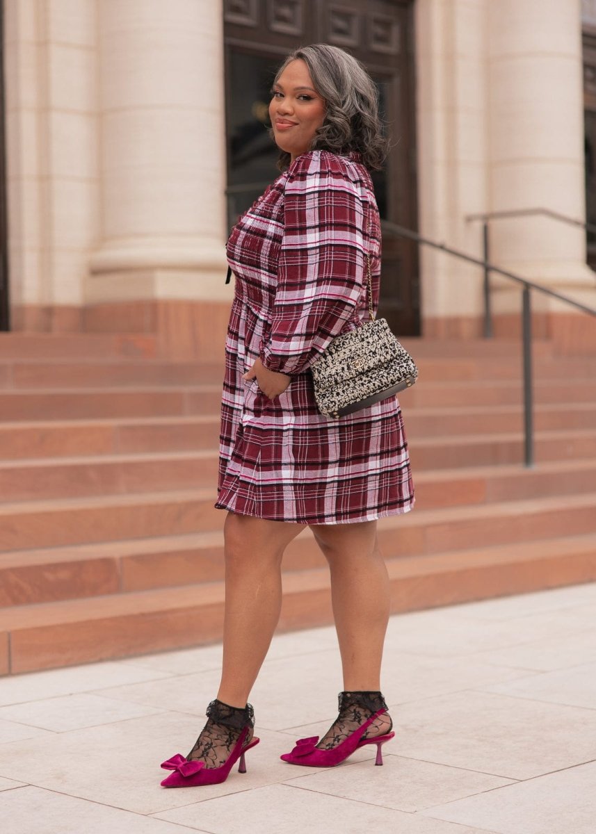 Hailey Dress - MISMIJK2469-W-BUR-XXS